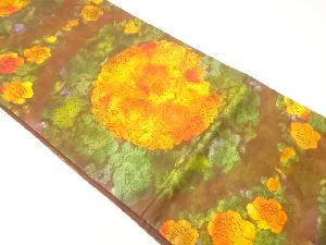 アンティーク　華紋織出し袋帯（材料）